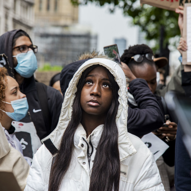 "Black Lives Matter Protest London" stock image