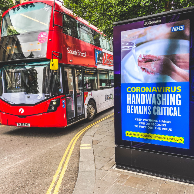 "Handwashing remains critical" stock image