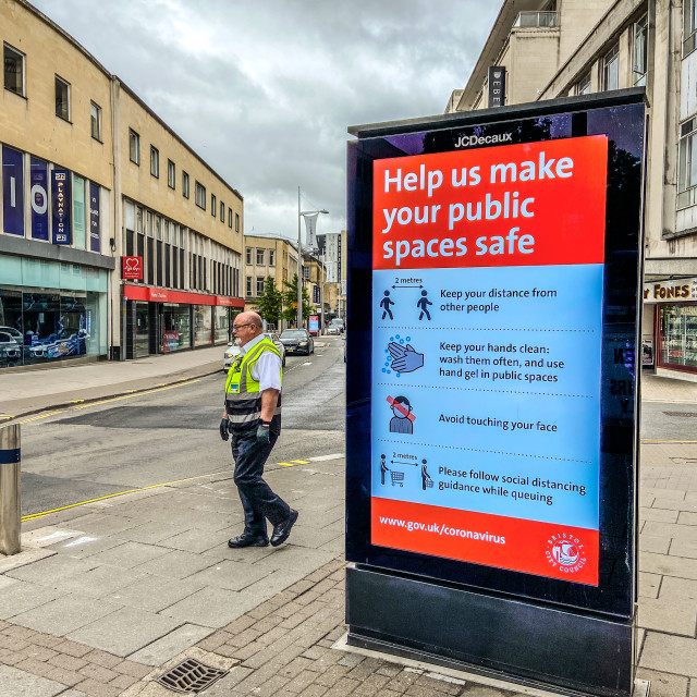 "Keeping Bristol safe" stock image