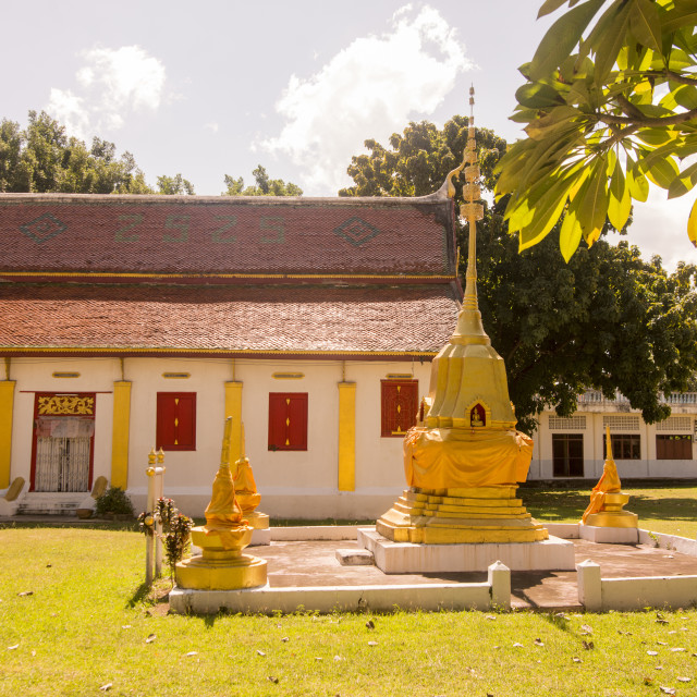 "THAILAND TAK WAT KLANG SUAN DOK MAI TEMPLE" stock image