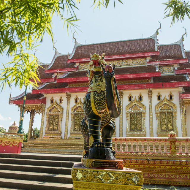 "THAILAND TAK WAT KLANG SUAN DOK MAI TEMPLE" stock image