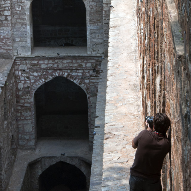 "Ugrasen Ki Baoli" stock image