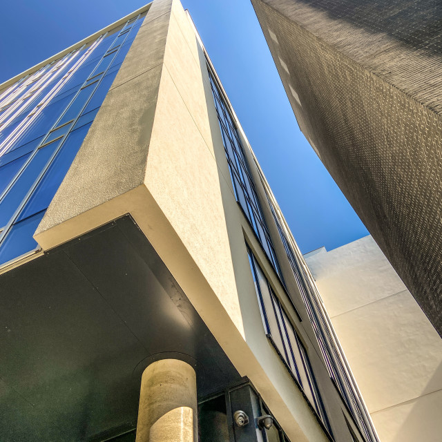 "Alleyway in the sky" stock image