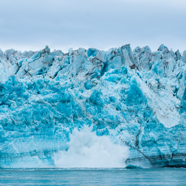"Hubbard Glacier" by Derek Robitaille - £10.00 "Hubbard Glacier" stock image