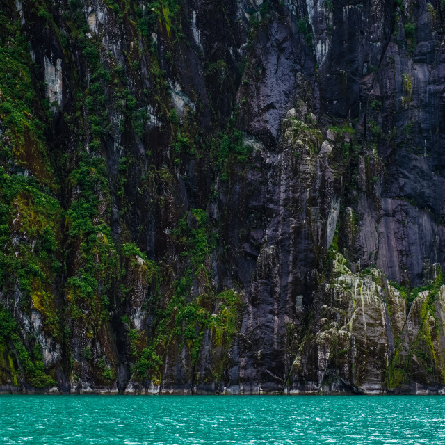 "Tracy Arm Fjord" by Derek Robitaille - £10.00 "Tracy Arm Fjord" stock image