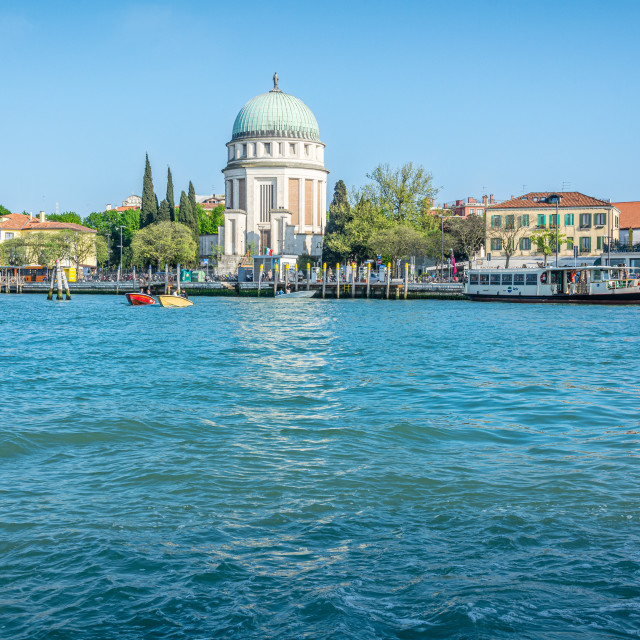 "Church of the Lido, Venice" stock image