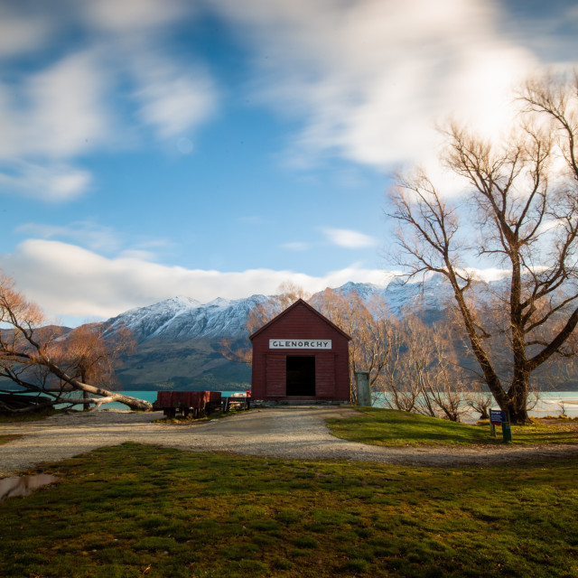 "Glenorchy Boat House" by Capture and Keep Photography - £10.00 "Glenorchy Boat House" stock image