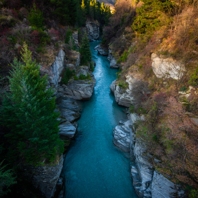 "Shotover Canyon" by Capture and Keep Photography - £10.00 "Shotover Canyon" stock image