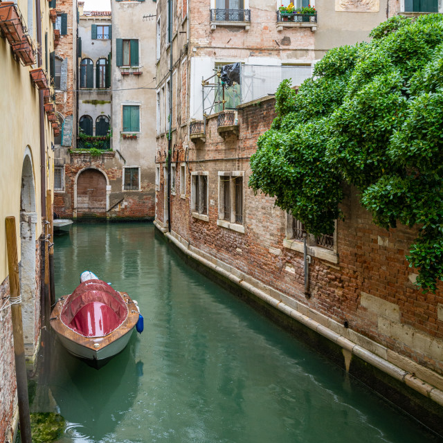 "Backwaters of Venice" stock image