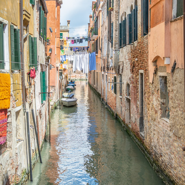 "Backwaters of Venice" stock image