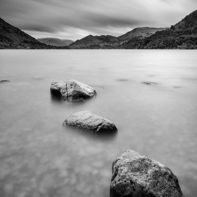 "Into Ullswater" by Bruce Little - £20.00 "Into Ullswater" stock image