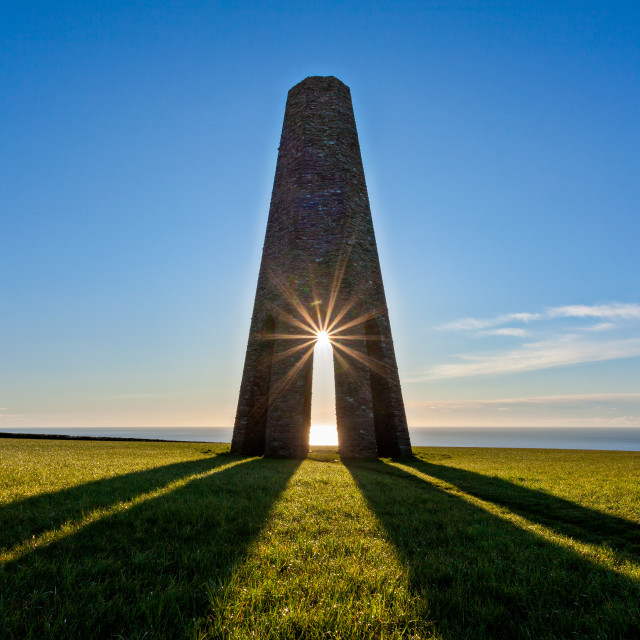 "Kingswear daymark tower at sunrise" by Bruce Little - £20.00 "Kingswear daymark tower at sunrise" stock image