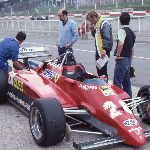 Didier Pironi's Ferrari 126C2 at Brands Hatch in 1982 - License ...