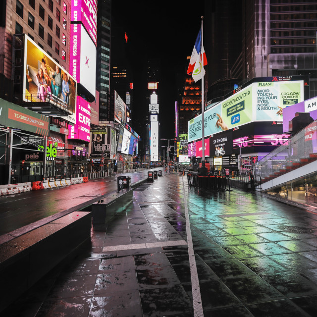 Times Square Covid -19 - License, download or print for £12.40 | Photos ...