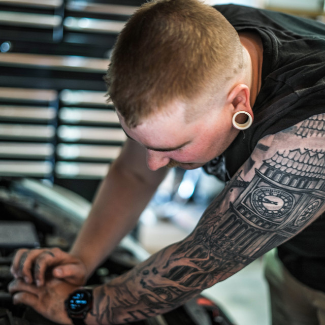 Showing off the Body Art License, download or print for £6.20