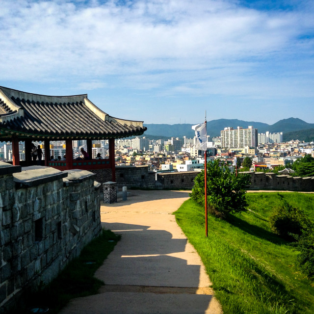 "Hwaseong Fortress, Suwon" stock image