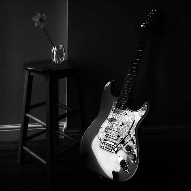 "Guitar Shine" stock image