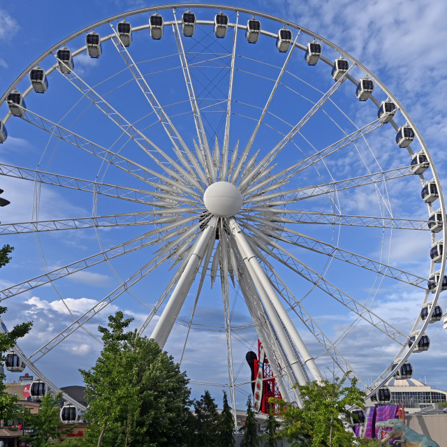 "Niagara Sky Wheel" stock image