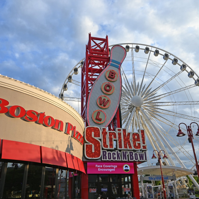 "Niagara Sky Wheel" stock image