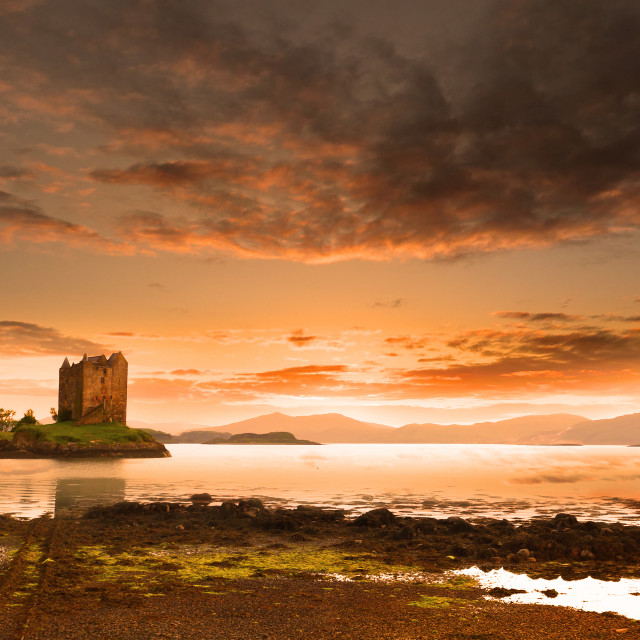 "Castle Stalker" stock image