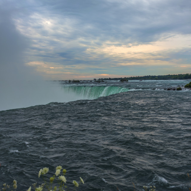 "The Niagara Falls" stock image