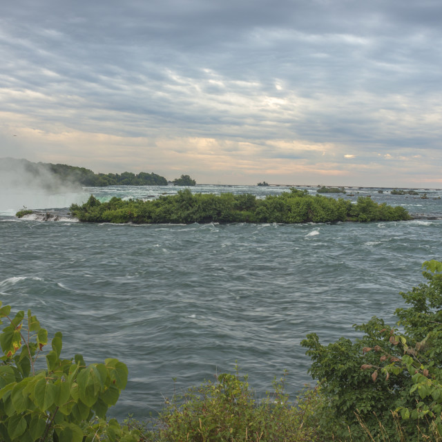 "The Niagara Falls" stock image