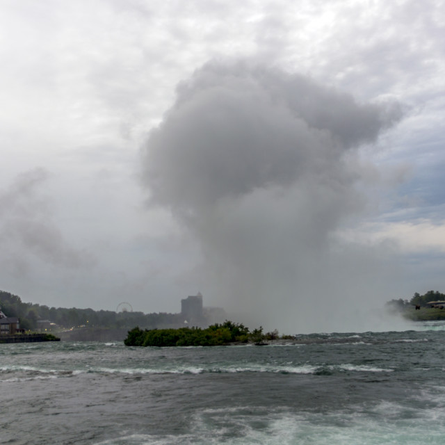 "The Niagara Falls" stock image