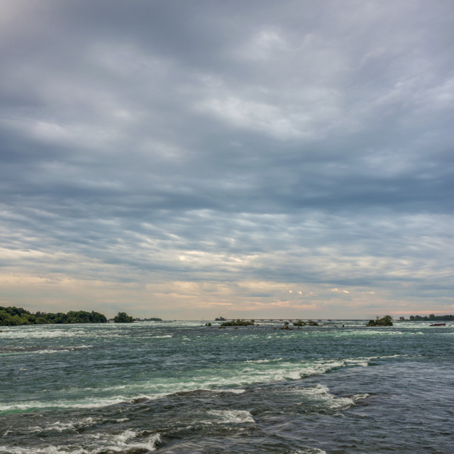 "The Niagara Falls" stock image