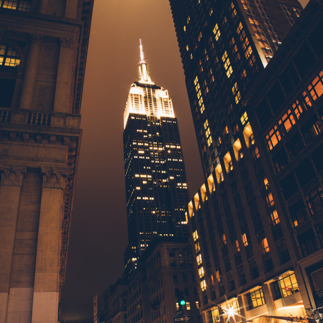"New York Night" by Warren - £20.00 "New York Night" stock image