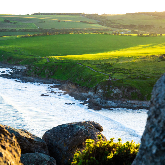"Coastal Golden Hour" by Warren - £20.00 "Coastal Golden Hour" stock image