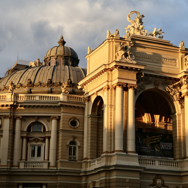 "Odessa Opera House" stock image