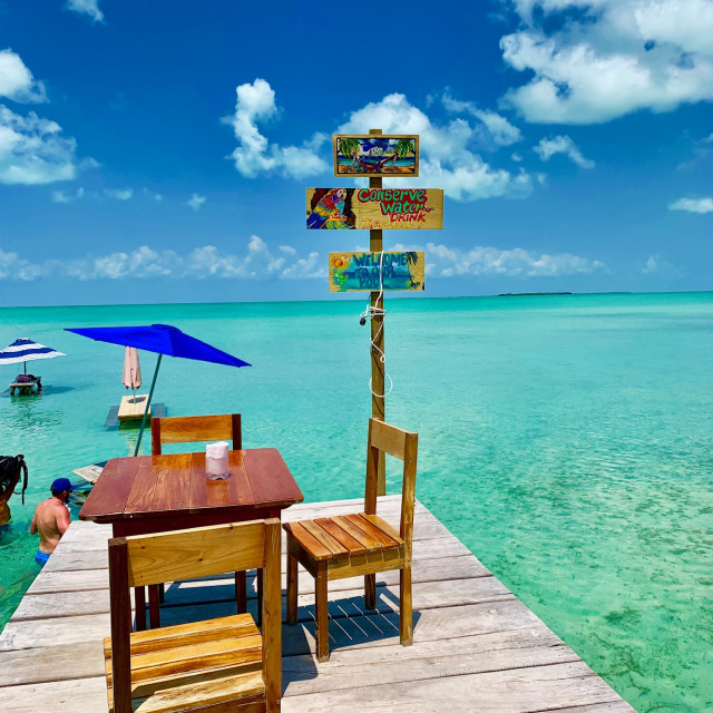 Secret Beach, San Pedro, Belize License, download or print for £18.60