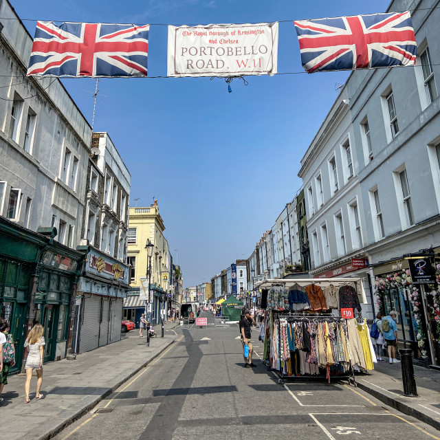 "Portobello Road" stock image