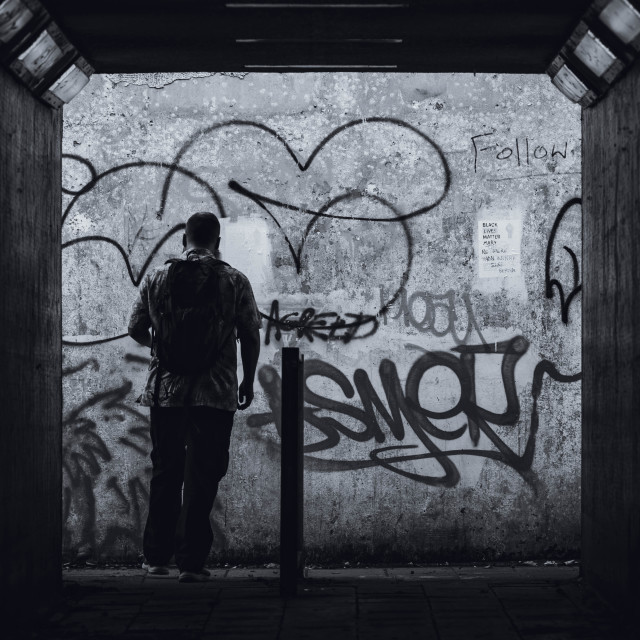 "East Road Subway, Cambridge UK." stock image