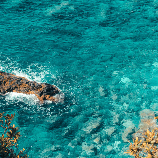 "Tyrrhenian Blue" by Warren - £20.00 "Tyrrhenian Blue" stock image