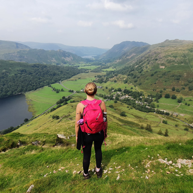 "Brothers Water and Hartsop from Hartsop Dodd" stock image