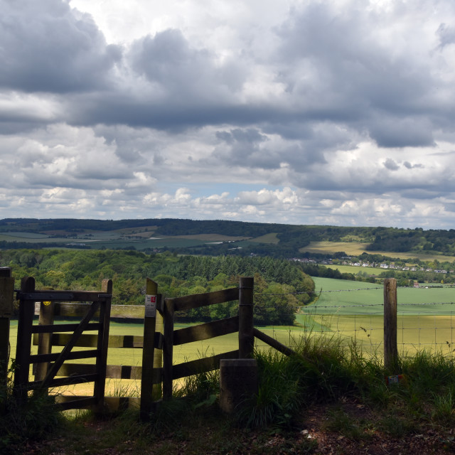 "Country Walk" stock image