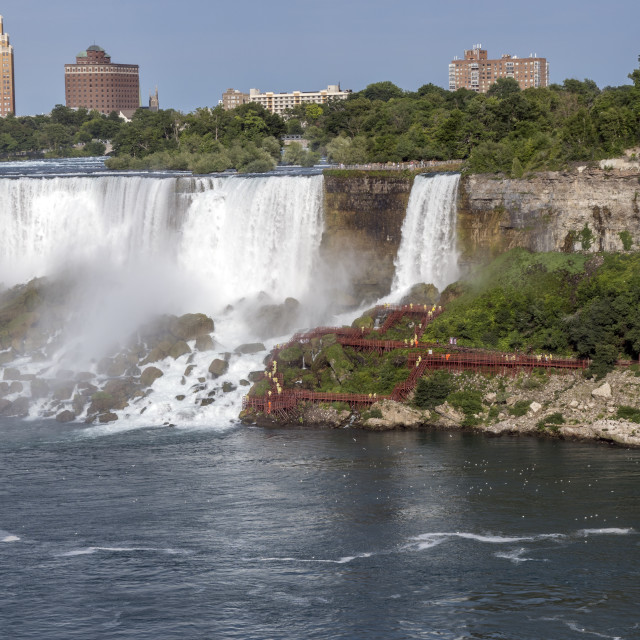 "The Niagara Falls" stock image