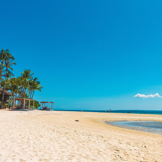 "Pristine, White Beaches of Kota Beach Resort - Philippines, Asia" by Lewis Fink - £10.00 "Pristine, White Beaches of Kota Beach Resort - Philippines, Asia" stock image
