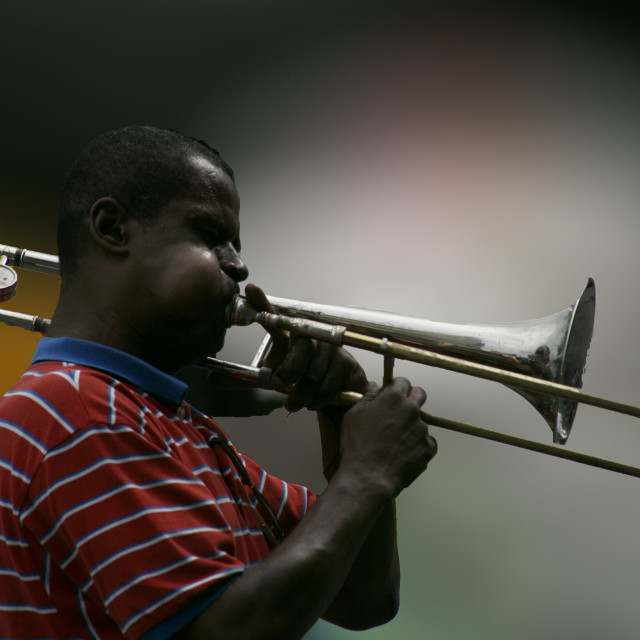 "Jazz Performer" by Sadiq A Al Qatari - £5.00 "Jazz Performer" stock image