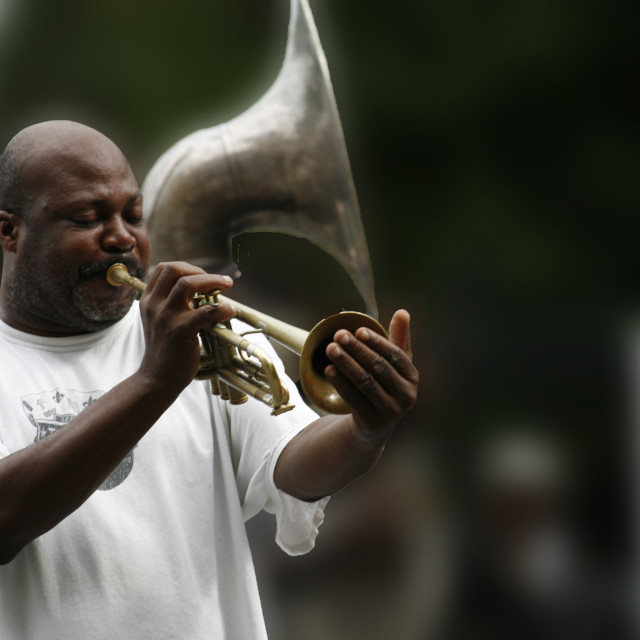 "Street Jazz Performer" by Sadiq A Al Qatari - £5.00 "Street Jazz Performer" stock image