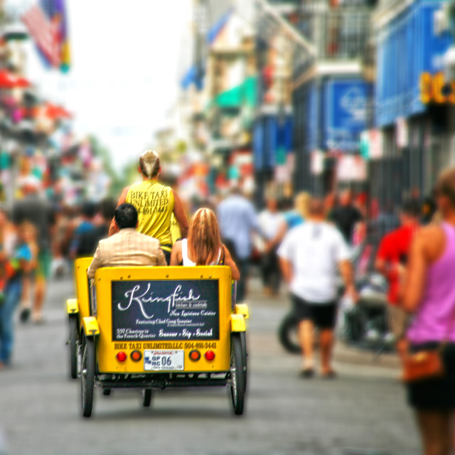 "Bourbon Street" by Sadiq A Al Qatari - £5.00 "Bourbon Street" stock image
