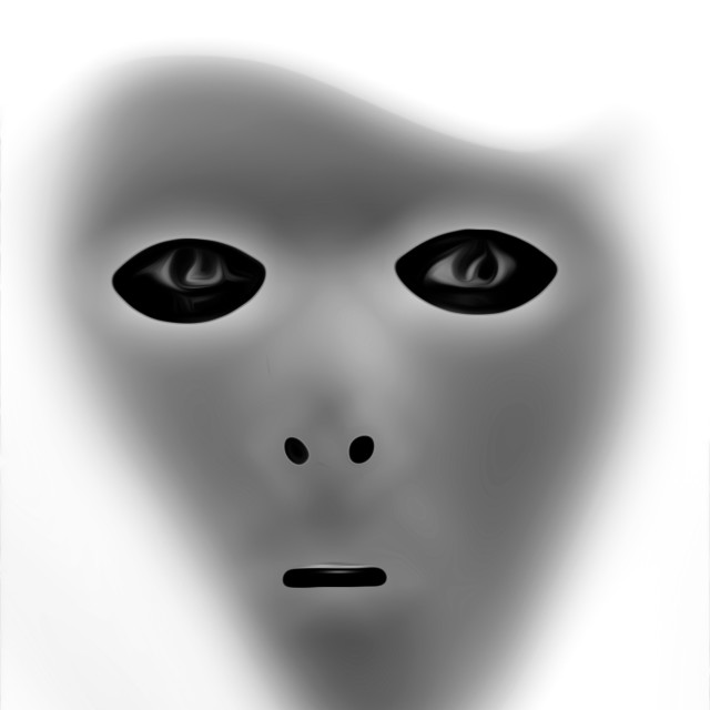 "An Alien" by Sadiq A Al Qatari - £5.00 "An Alien" stock image