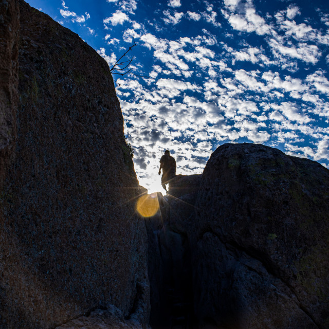 "Sunrise over the horizon" stock image