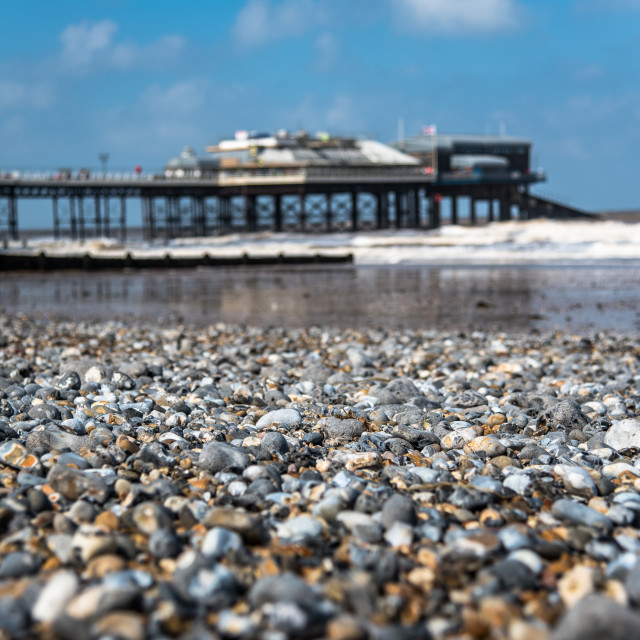 "Cromer Pier on a sunny day" stock image