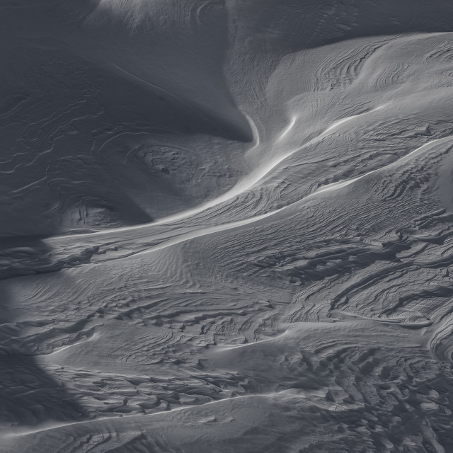 "Snowy mountain landscape" stock image