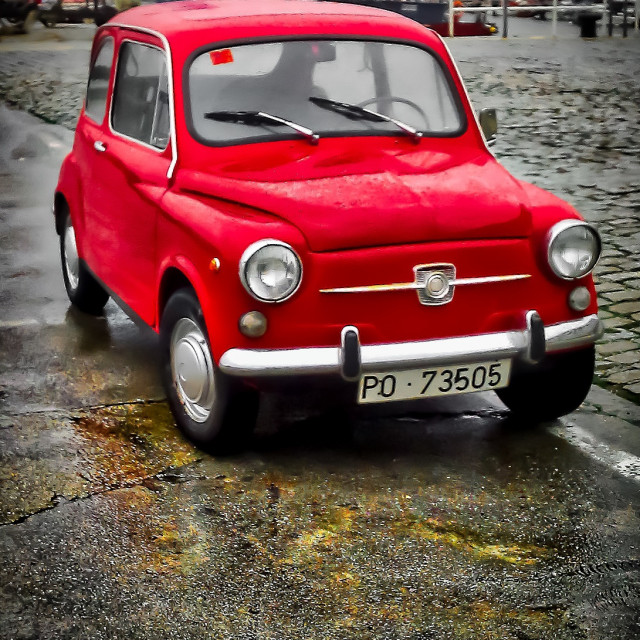 "Seat 600 "Seiscientos", Spain." stock image