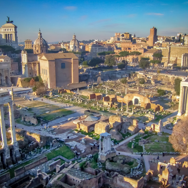 "The Imperial Forum, Rome" stock image