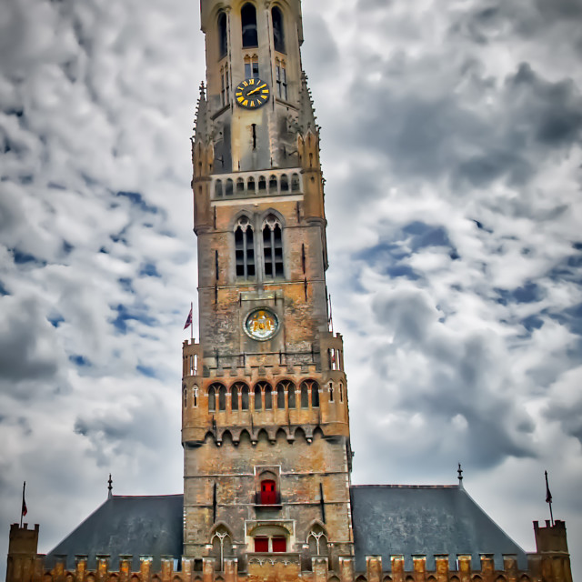 "The Belfry of Bruges" stock image