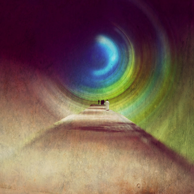 "The Path To The Twilight Zone" by Sadiq A Al Qatari - £10.00 "The Path To The Twilight Zone" stock image